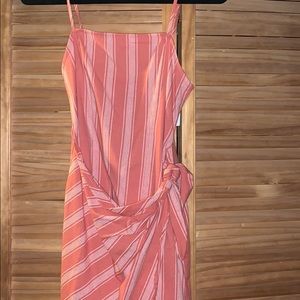 BRAND NEW coral mini dress
